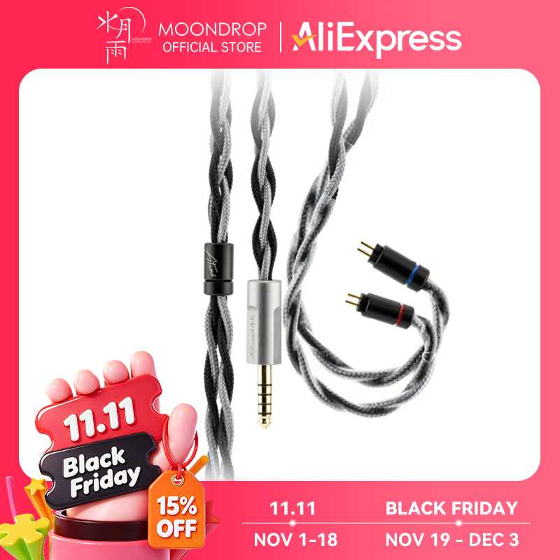 Balanced Headphone Cable 4.4Mm Mmcx - Moondrop Atami Kopfhörer-Upgrade-Kabel mit 4,4 mm