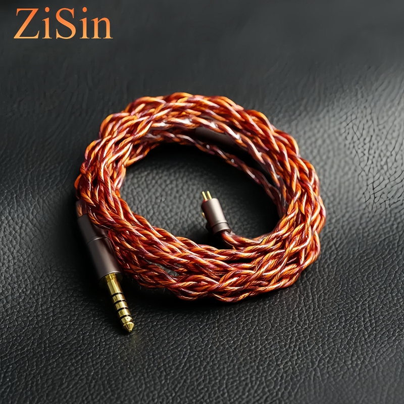 Balanced Headphone Cable 4.4Mm Mmcx - ZiSin 44 In-Ear-Kopfhörer-HiFi-Upgrade-Kabel mit 3,5 mm