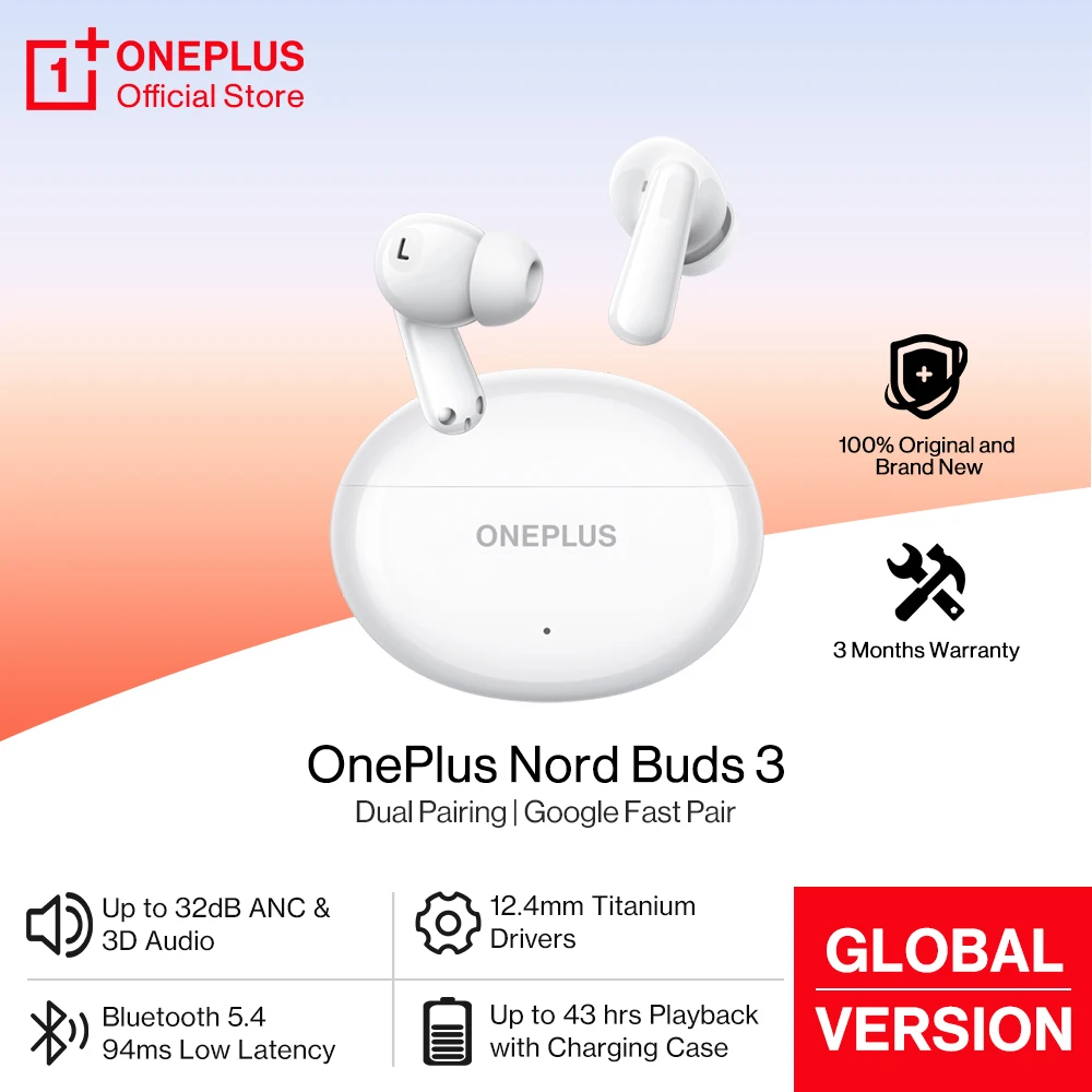 Noise Cancelling Earbuds Tws Transparency - OnePlus Nord Buds 3 TWS-Kopfhörer Bluetooth