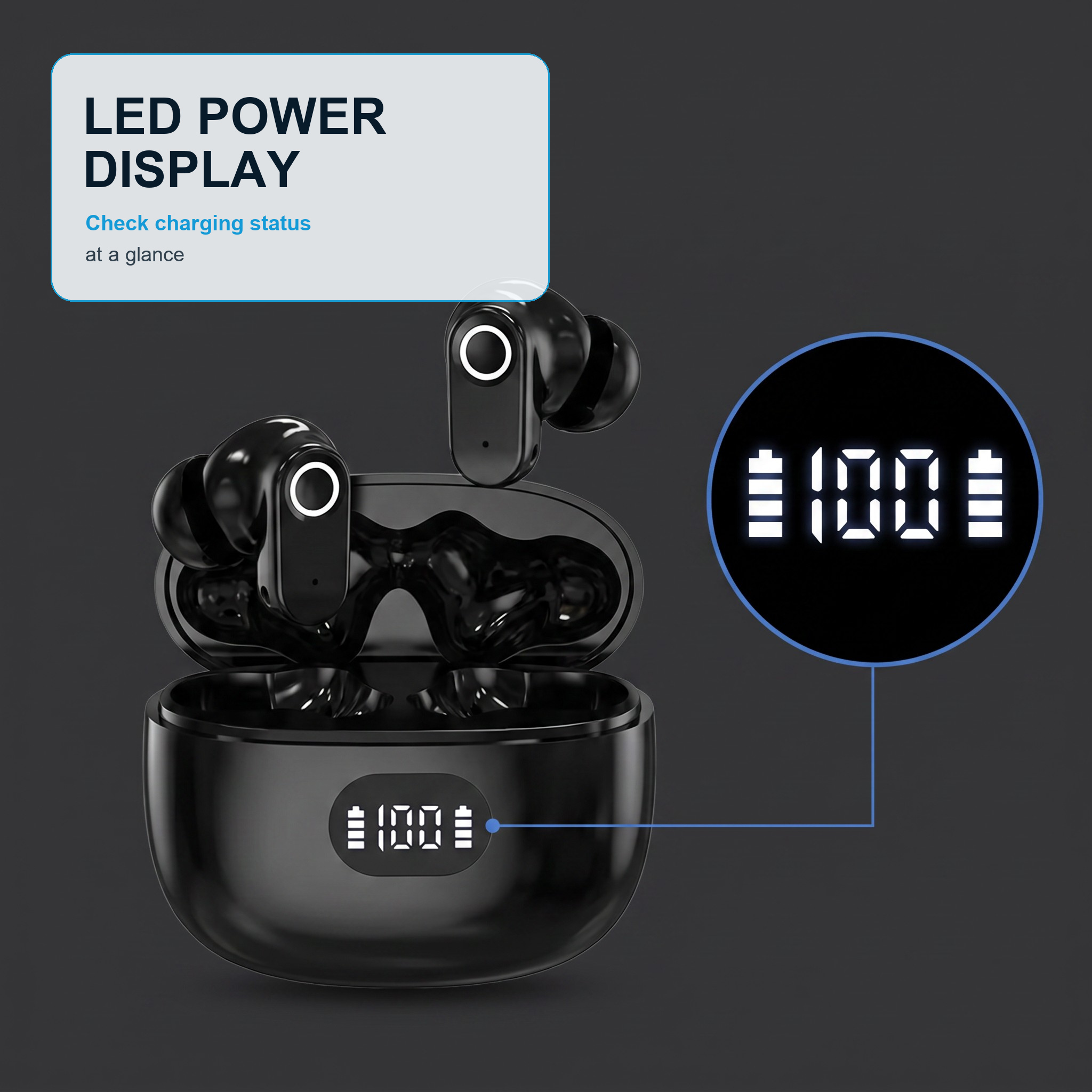 Noise Cancelling Earbuds Tws Transparency - TWS Kabellose Ohrhörer mit 6 Mikrofonen,