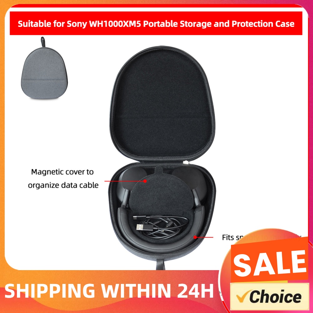 Headphone Carrying Hard Case Travel - Hartschalen-Tragetasche Stoßfeste Tragbare Aufbewahrungstasche EVA Kratzfeste