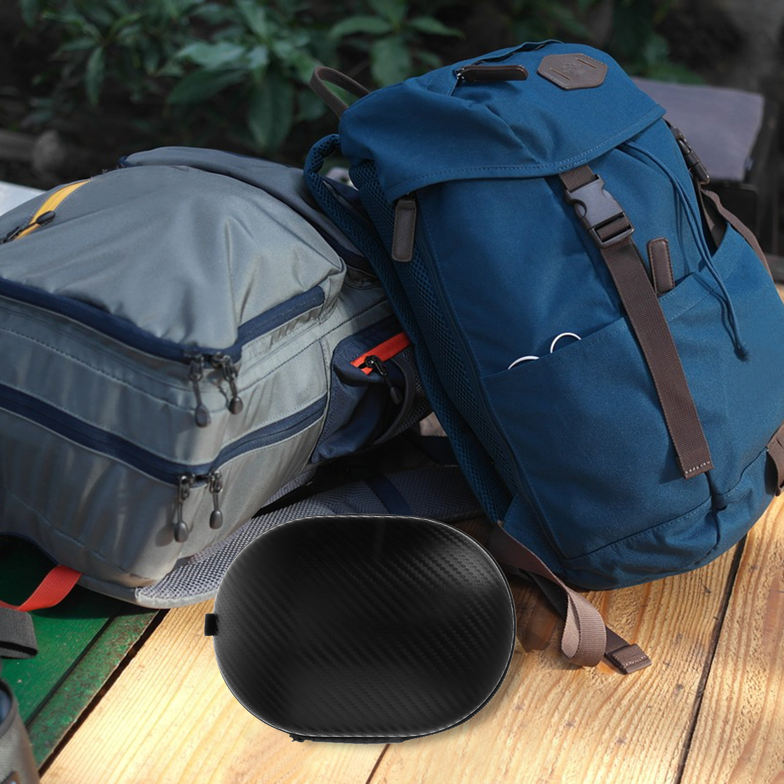 Headphone Carrying Hard Case Travel - 1 Stück Kopfhörer-Aufbewahrungstasche, EVA-Schutzhülle, Hartschalen-Reißverschluss, tragbare
