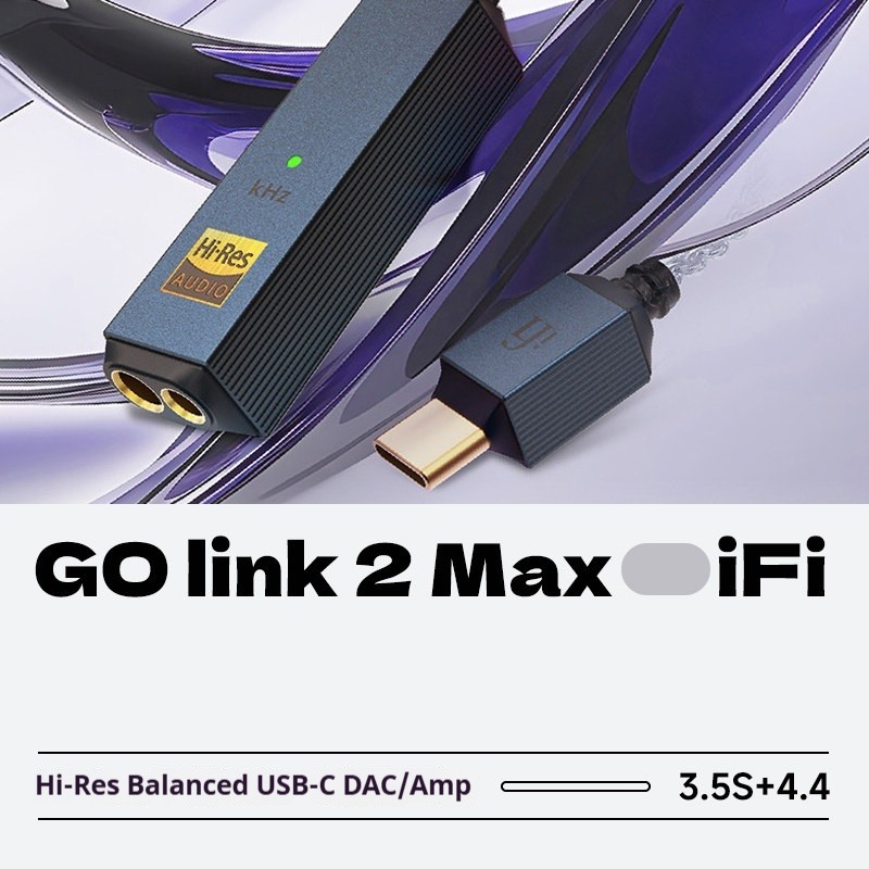 Headphone Amplifier Portable Dac Usb - iFi Audio GO link 2 Max