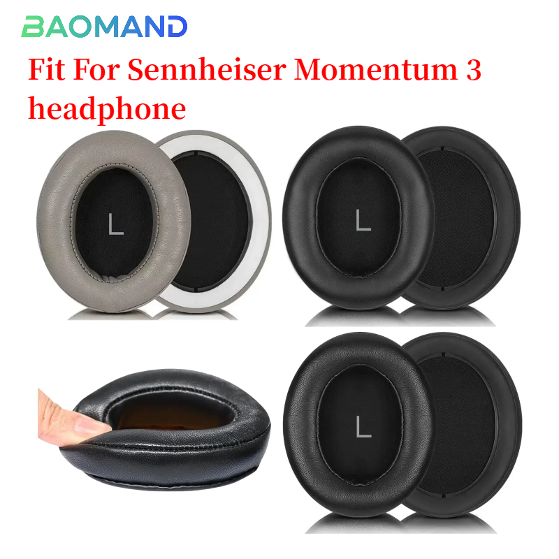 Active Noise Cancelling Headphones Over Ear - Kopfhörerpolster für Sennheiser Momentum 3, Ersatz-Ohrpolster,