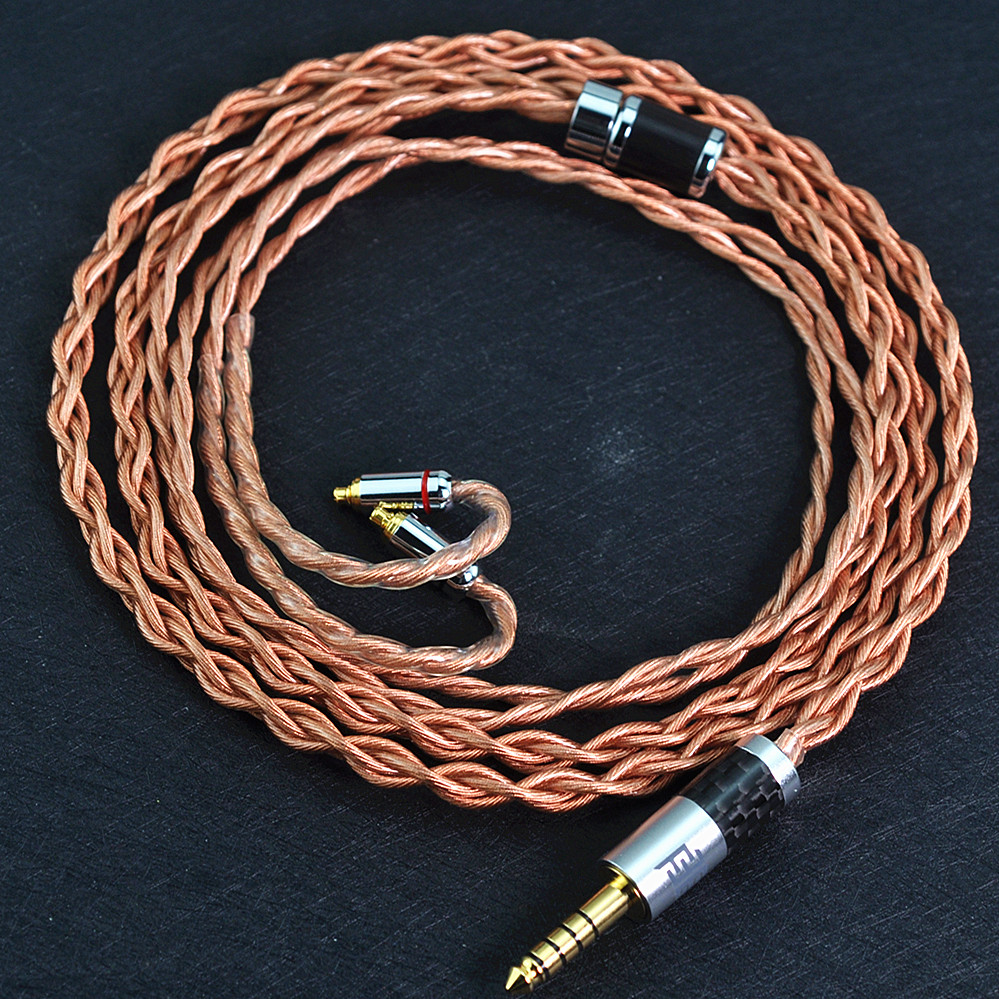 4-adriges 6N OCC-Kopfhörerkabe – Balanced Headphone Cable 4.4Mm Mmcx Bewertung und Preis