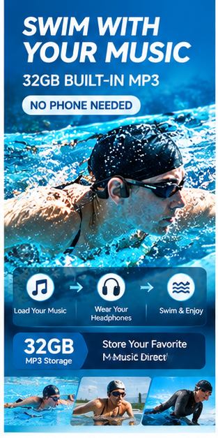 IP68 Wasserdichte Schwimm-Knoc – Bone Conduction Headphones Swimming Ip68 Bewertung und Preis
