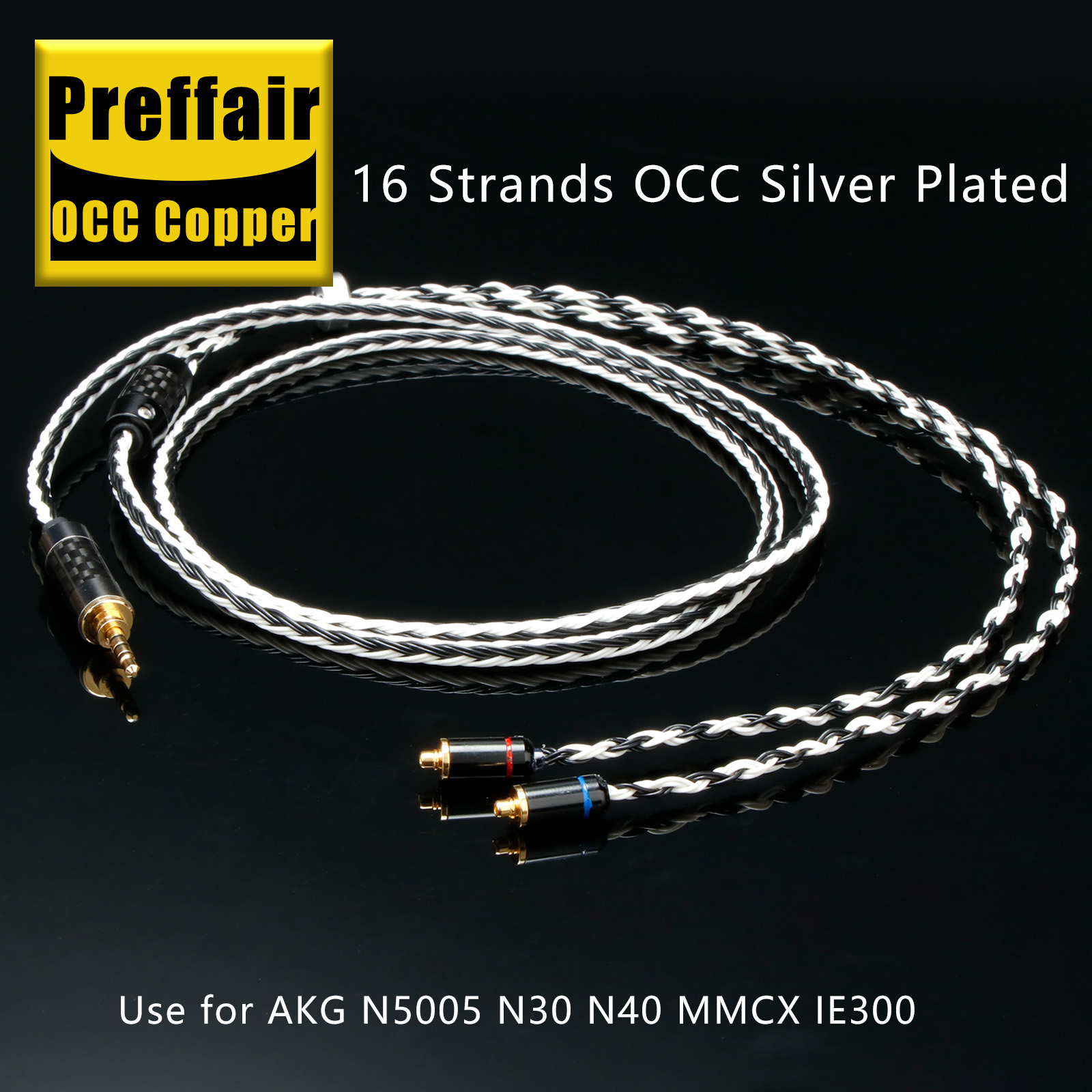 Preffair E54201 16-adriges 7N  – Balanced Headphone Cable 4.4Mm Mmcx Bewertung und Preis