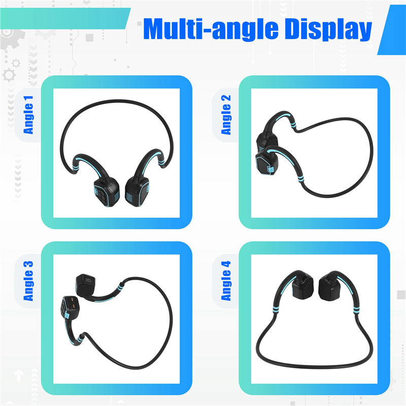Ausgezeichnete Knochenleitungs – Bone Conduction Headphones Swimming Ip68 Bewertung und Preis
