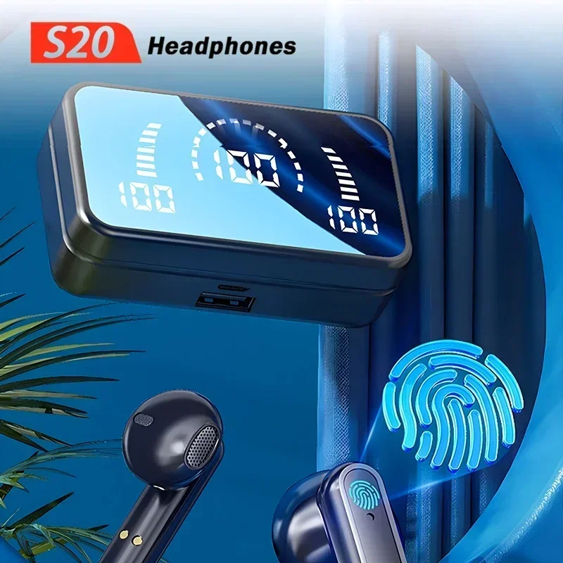TWS S20 Kopfhörer Bluetooth Ka – Anc Wireless Headphones Bluetooth 5.3 Bewertung und Preis