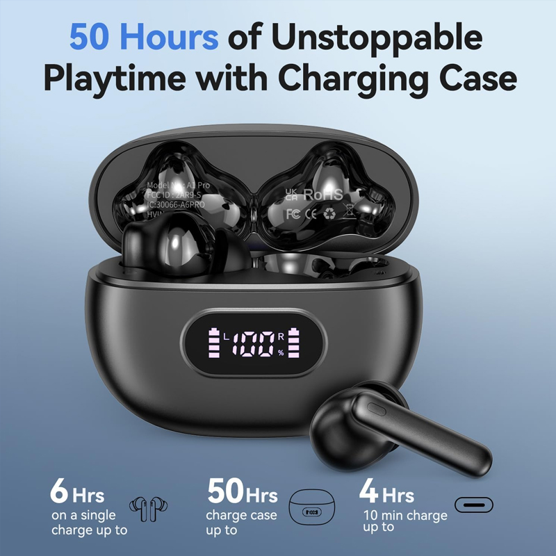 Kabellose Kopfhörer mit 40dB G – Noise Cancelling Earbuds Tws Transparency Bewertung und Preis