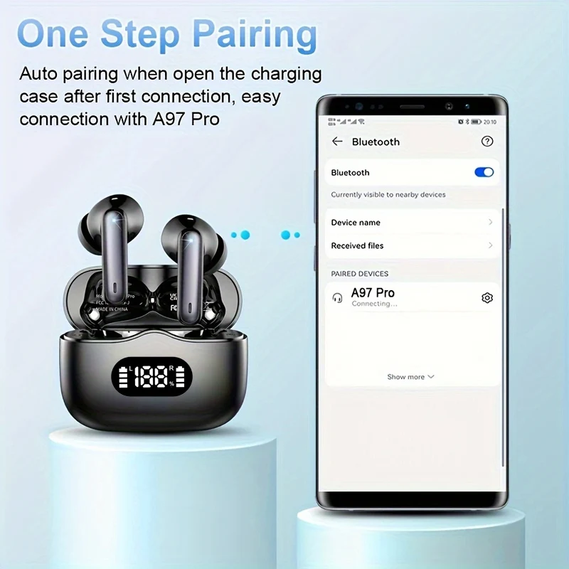 UYUXIO Kabelloser Kopfhörer, 4 – Noise Cancelling Earbuds Tws Transparency Bewertung und Preis