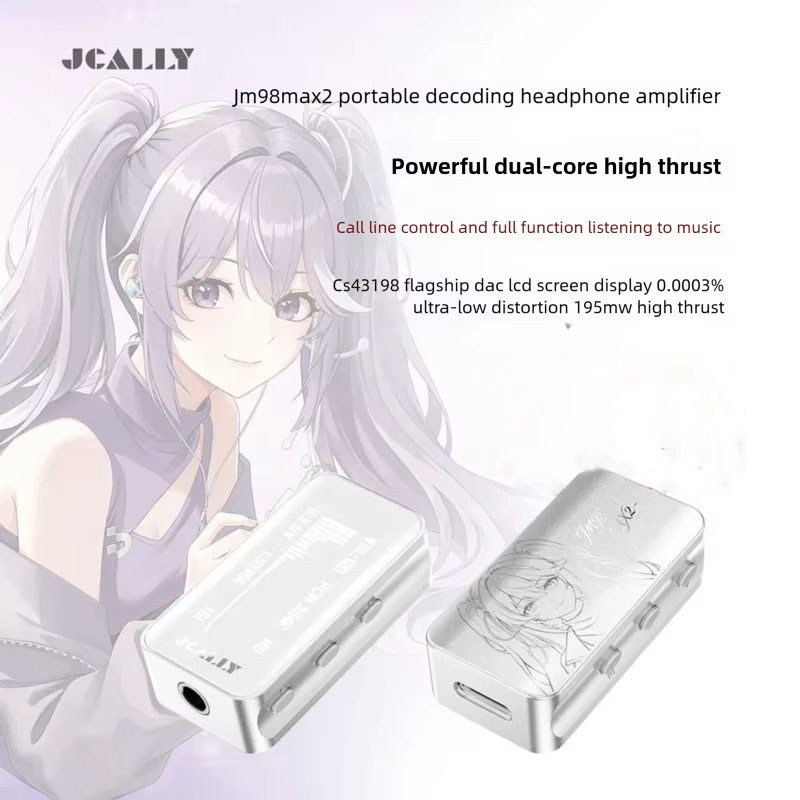 JCALLY JM98MAX 2 Tragbarer DAC – Headphone Amplifier Portable Dac Usb Bewertung und Preis