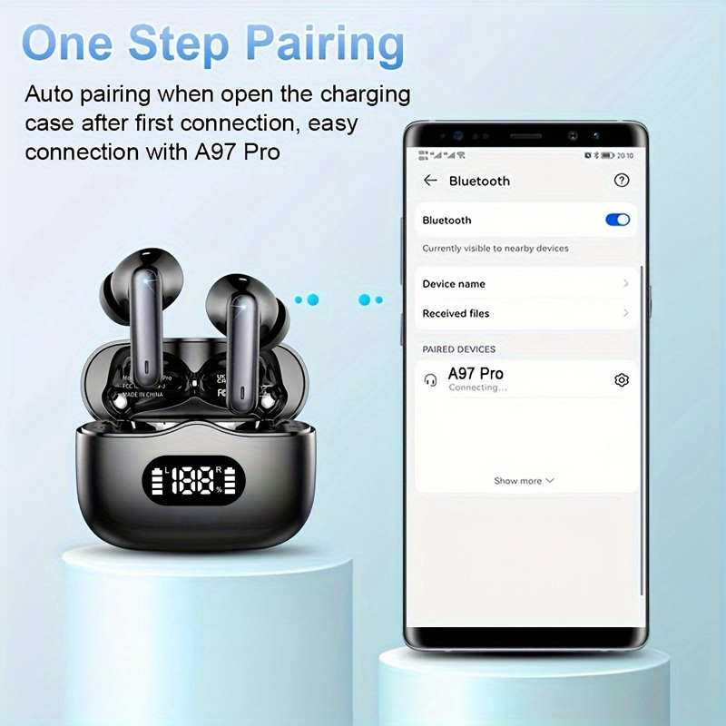 Kabellose Kopfhörer mit 40dB G – Noise Cancelling Earbuds Tws Transparency Bewertung und Preis