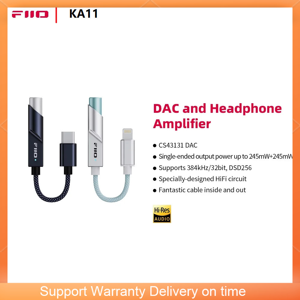 FiiO JadeAudio KA11 USB DAC AM – Headphone Amplifier Portable Dac Usb Bewertung und Preis