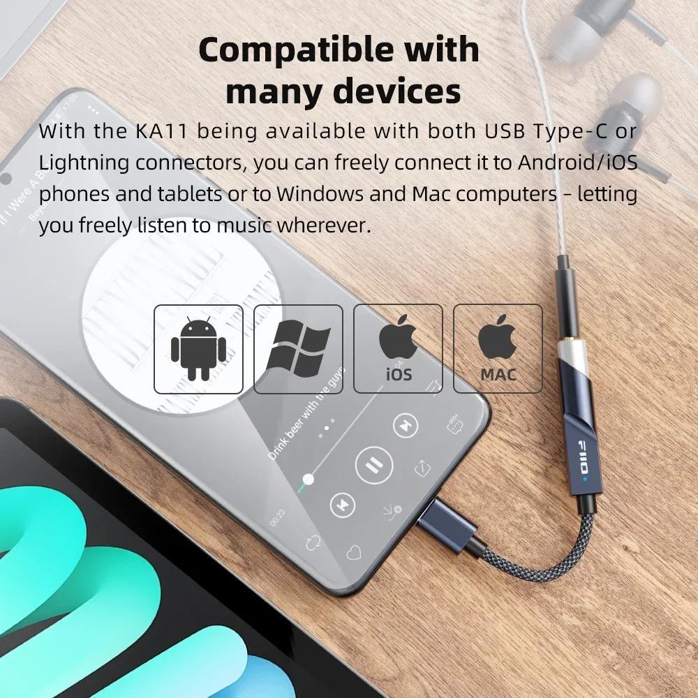 FiiO JadeAudio KA11 USB DAC AM – Headphone Amplifier Portable Dac Usb Bewertung und Preis