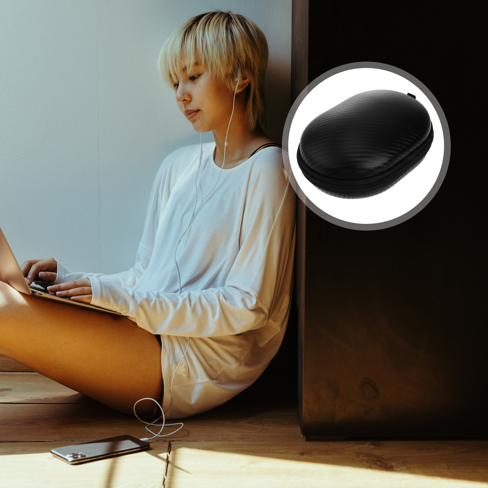 1 Stück Kopfhörer-Aufbewahrung – Headphone Carrying Hard Case Travel Bewertung und Preis