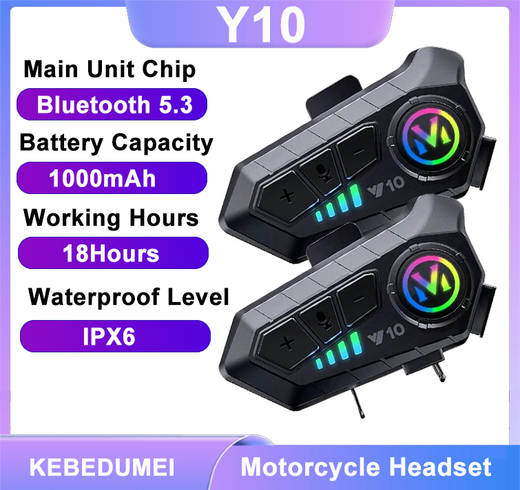 Y10 Motorrad-Bluetooth 5.3 Hel – Anc Wireless Headphones Bluetooth 5.3 Bewertung und Preis
