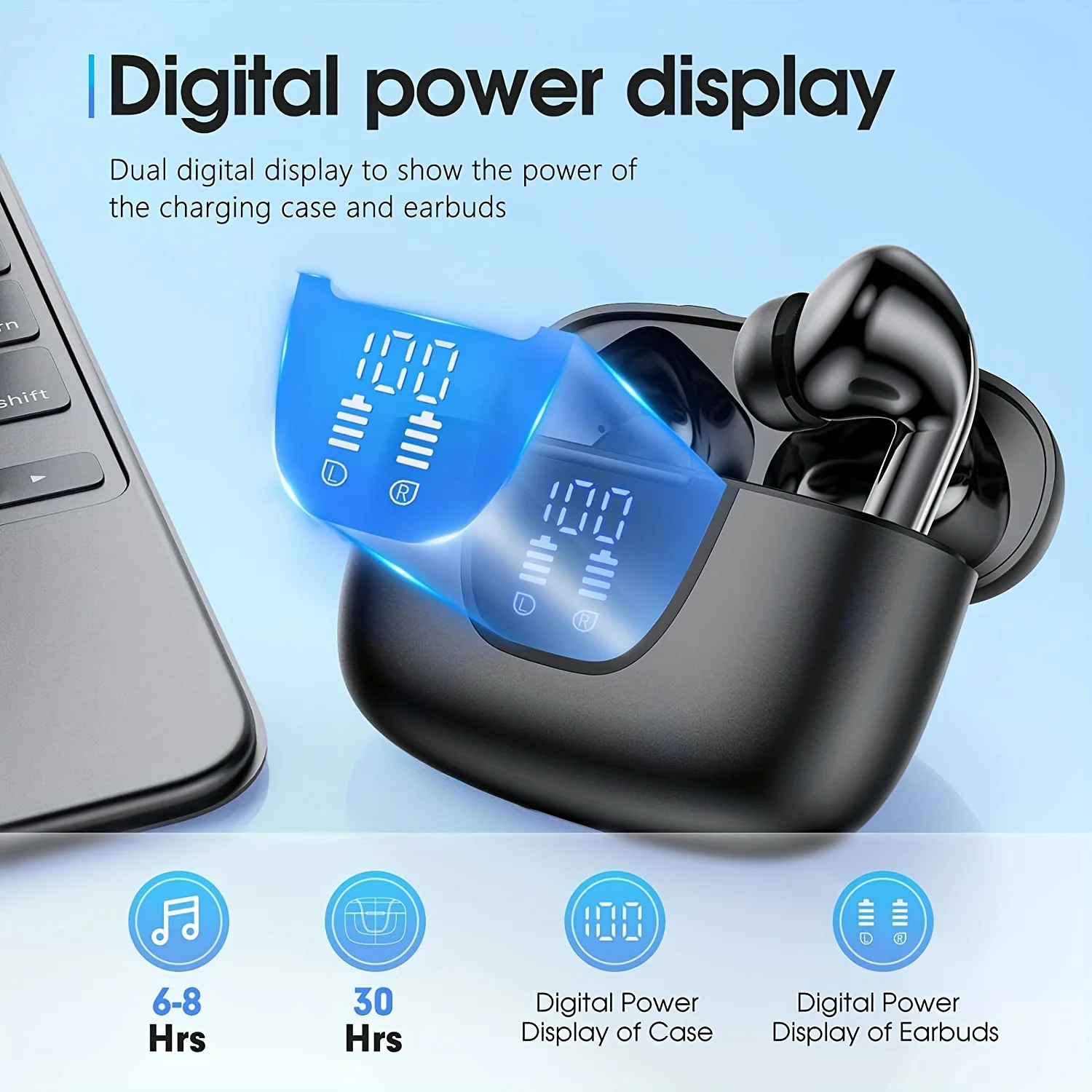 Drahtloser Kopfhörer, 40 dB, G – Noise Cancelling Earbuds Tws Transparency Bewertung und Preis