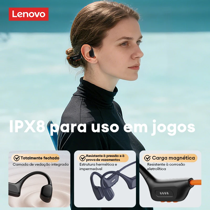 Lenovo S106 IPX8 Wasserdichter – Bone Conduction Headphones Swimming Ip68 Bewertung und Preis