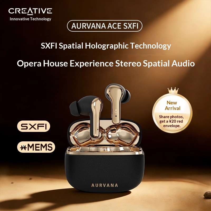 Neue kreative ACE SXFI TWS Kop – Anc Wireless Headphones Bluetooth 5.3 Bewertung und Preis